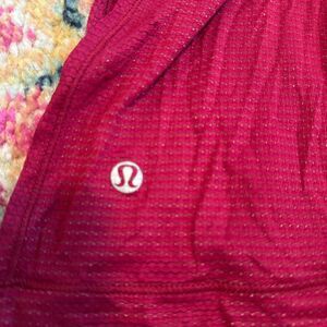 Lululemon Women's Red/Magenta Tank Top